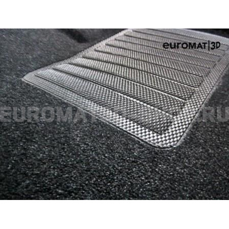 Текстильные 3D коврики Euromat3D Business в салон для Ford Focus 2 (2005-2011) № EMC3D-002214