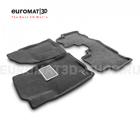 Текстильные 3D коврики Euromat3D Lux в салон для Chevrolet Captiva (2006-2016) № EM3D-001503G Серые Текстильные 3D коврики Euromat3D Lux в салон для Chevrolet Captiva (2006-2016) № EM3D-001503G Серые