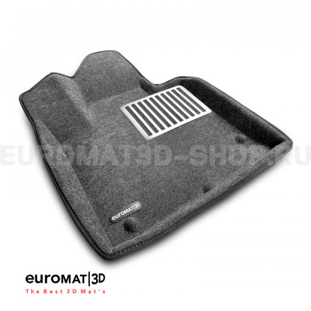 Текстильные 3D коврики Euromat3D Lux в салон для Hyundai Santa Fe (2013-2017) № EM3D-002723G Серые Текстильные 3D коврики Euromat3D Lux в салон для Hyundai Santa Fe (2013-2017) № EM3D-002723G Серые