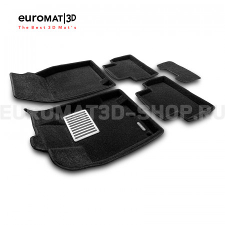 Текстильные 3D коврики Euromat3D Lux в салон для Nissan Qashqai (2014-2016) (Англ. сборка) № EM3D-003700 Текстильные 3D коврики Euromat3D Lux в салон для Nissan Qashqai (2014-2016) (Англ. сборка) № EM3D-003700