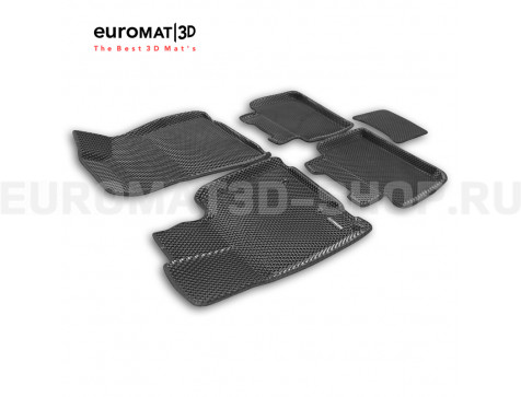 3D коврики Euromat3D EVA в салон для BYD Han (2022-) № EM3DEVA-001253 3D коврики Euromat3D EVA в салон для BYD Han (2022-) № EM3DEVA-001253