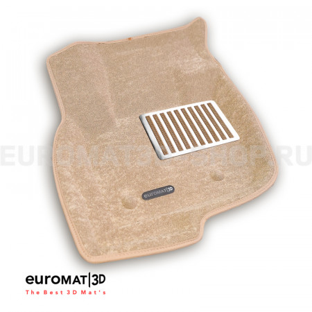 Текстильные 3D коврики Euromat3D Lux в салон для Ford Mondeo (2015-) № EM3D-002216T Бежевые Текстильные 3D коврики Euromat3D Lux в салон для Ford Mondeo (2015-) № EM3D-002216T Бежевые